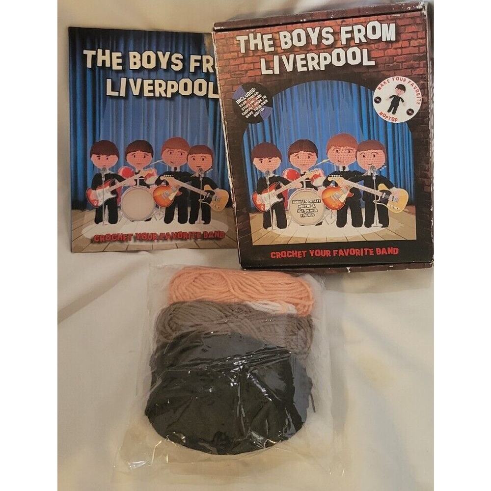 Beatles Boys From Liverpool Crochet Set/Kit B30